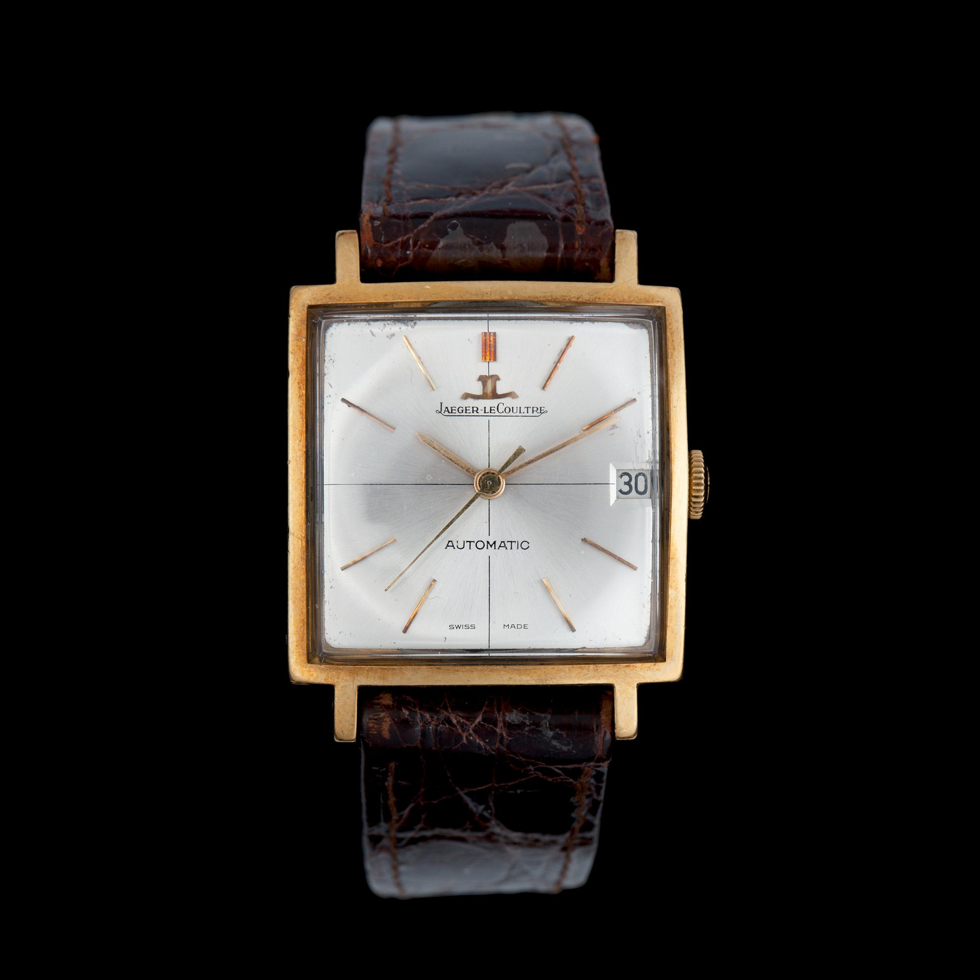 Jaeger-LeCoultre. Guld. Automatisk. Boett nr 869869. 28,5 x 28,5mm.