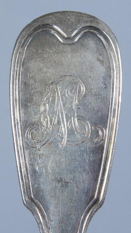 BESTICK, 38 delar, silver, Frankrike 1800/1900-tal.