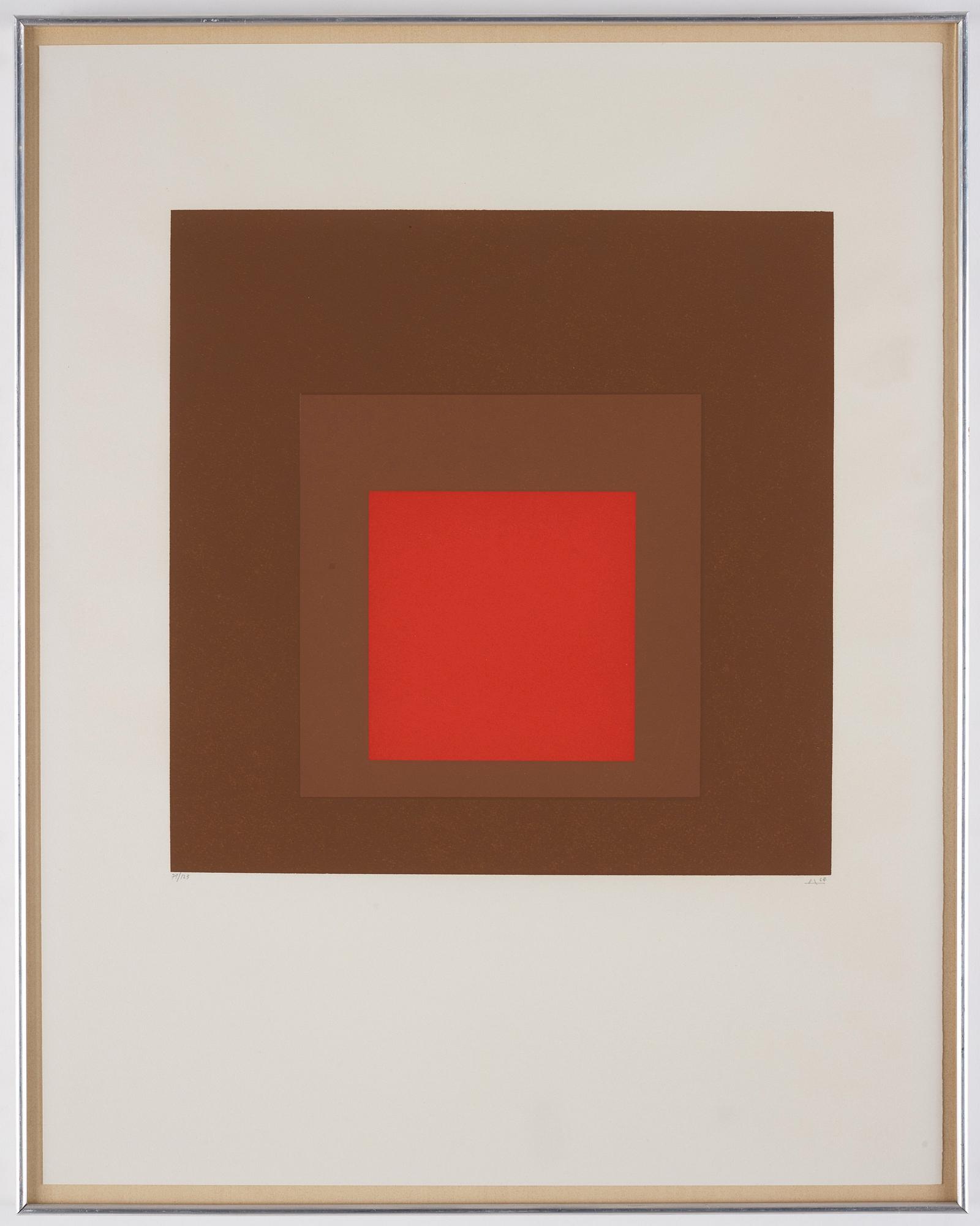 Josef Albers, "Hommage au carré".