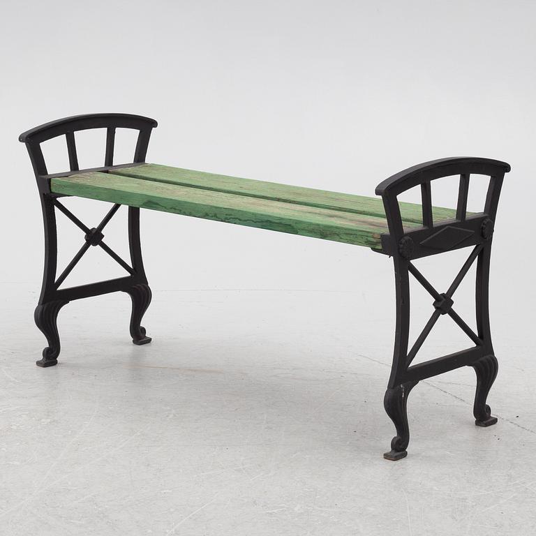 Folke Bensow, "Park bench no. 2", 20th century.