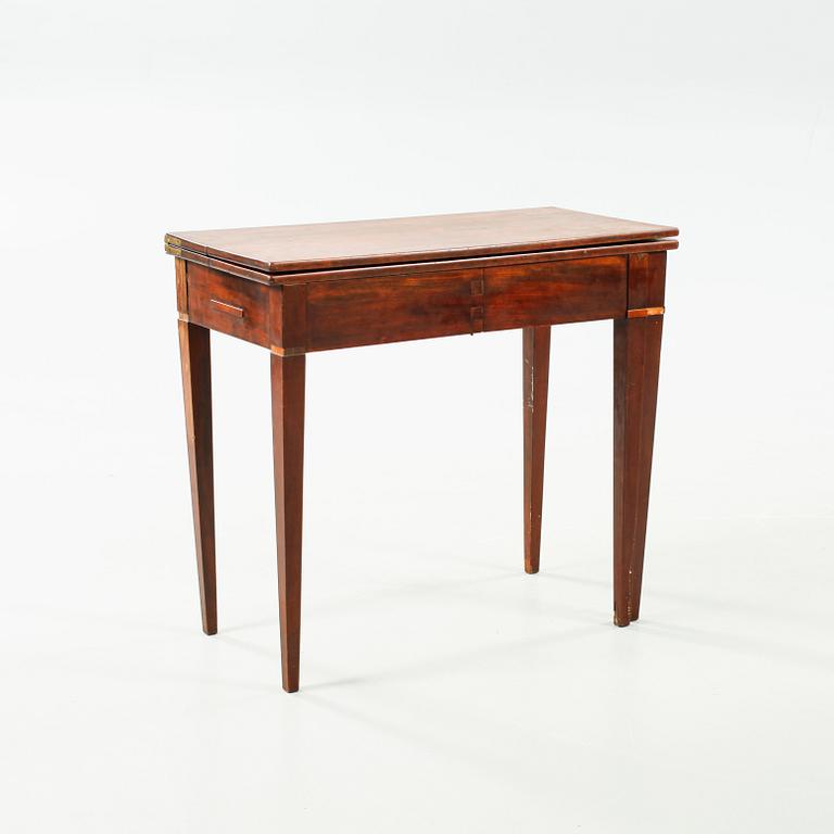 SPELBORD MED BACKGAMMON, omkring 1900.