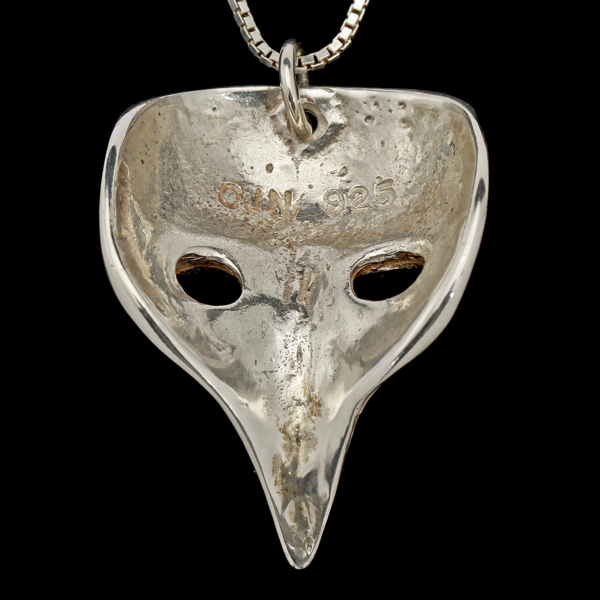 HALSSMYCKE, sterlingsilver, Owe Johansson, Varberg, 2000-tal. Vikt ca20g.