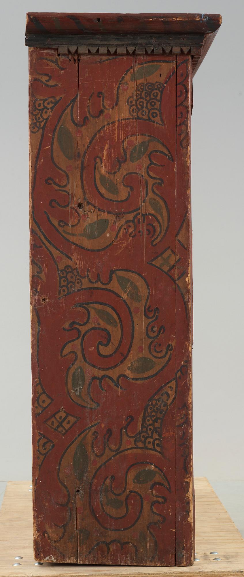 SKÅP, allmoge, daterat 1753.