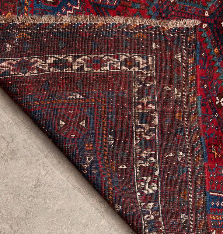 OLD AFSHAR CARPET, 294x197 cm.