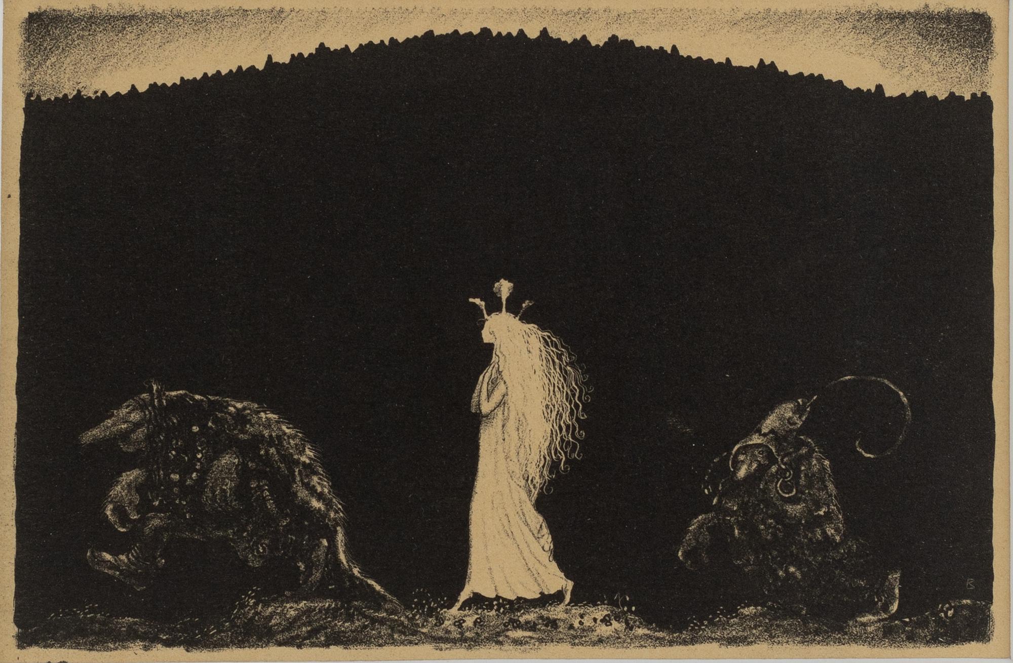 John Bauer, "Trollens Styfdotter".