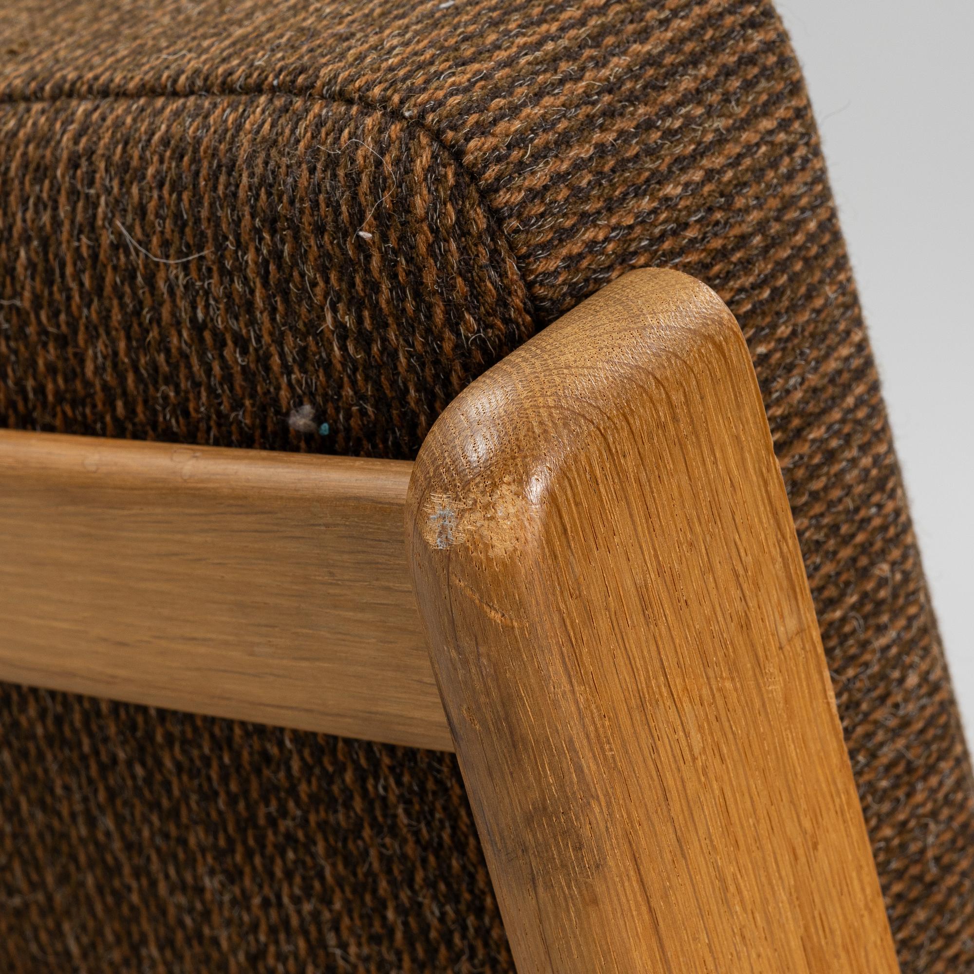 Hans J Wegner, a model 'GE 290' easy chair  from Getama, Gedsted, Denmark.