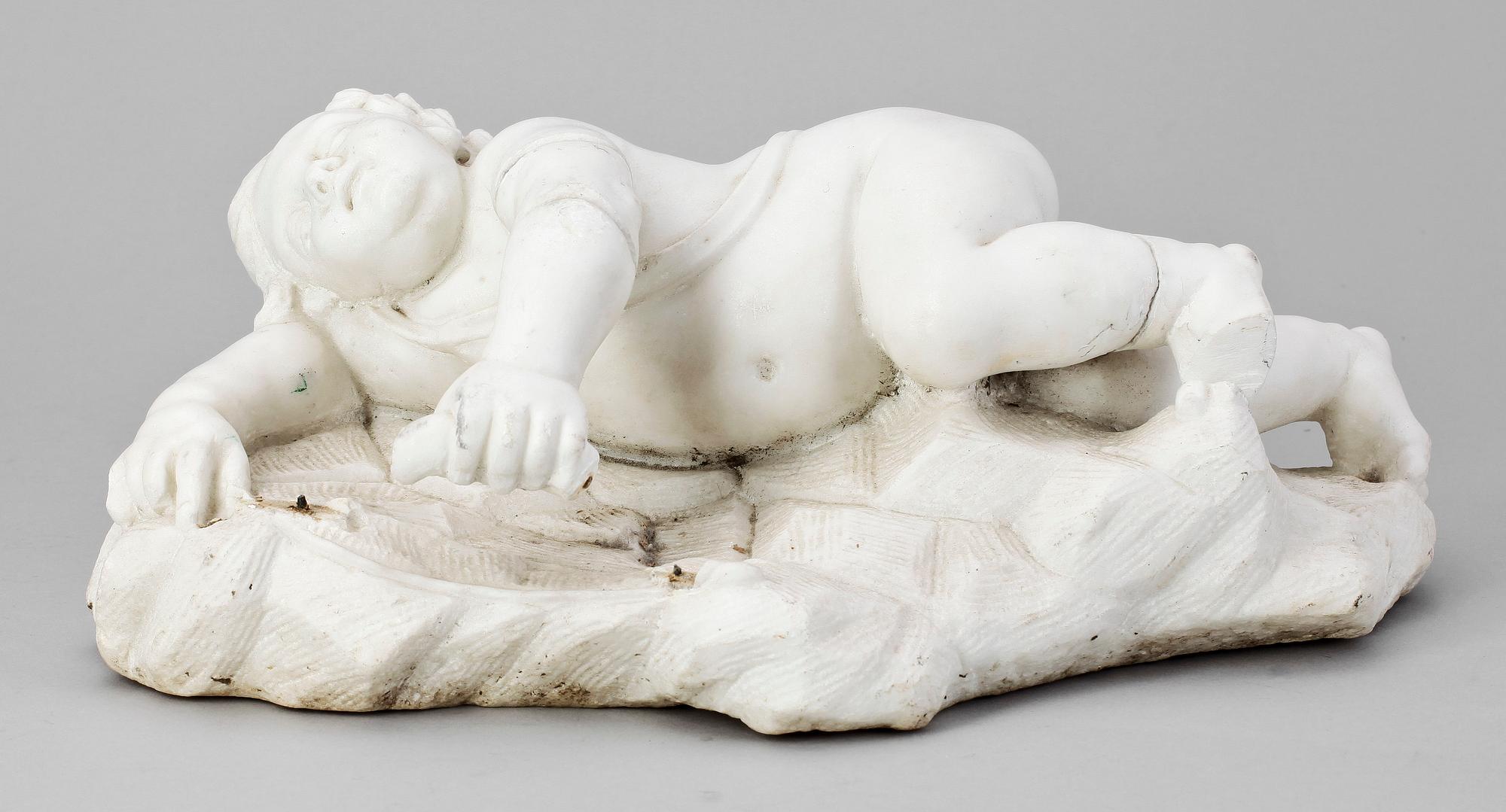 SKULPTUR, marmor, 1900-tal.
