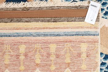 ANTIQUE NINGXIA PILLAR RUG. 297 x 125,5 cm.