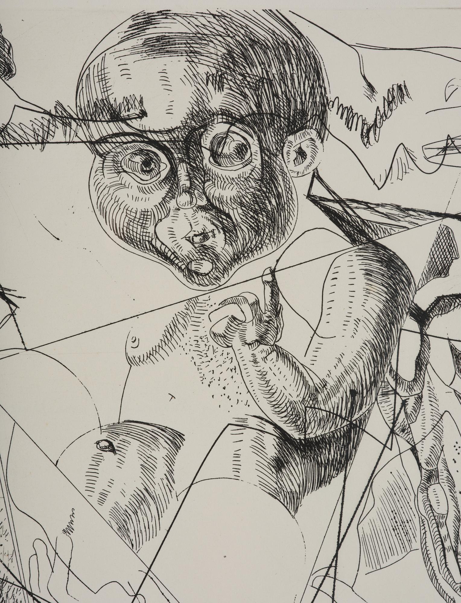 Ernst Iosipovitch Neizvestny, Utan titel ur: "Hommage aux Prix Nobel" (Nobelprismappen).