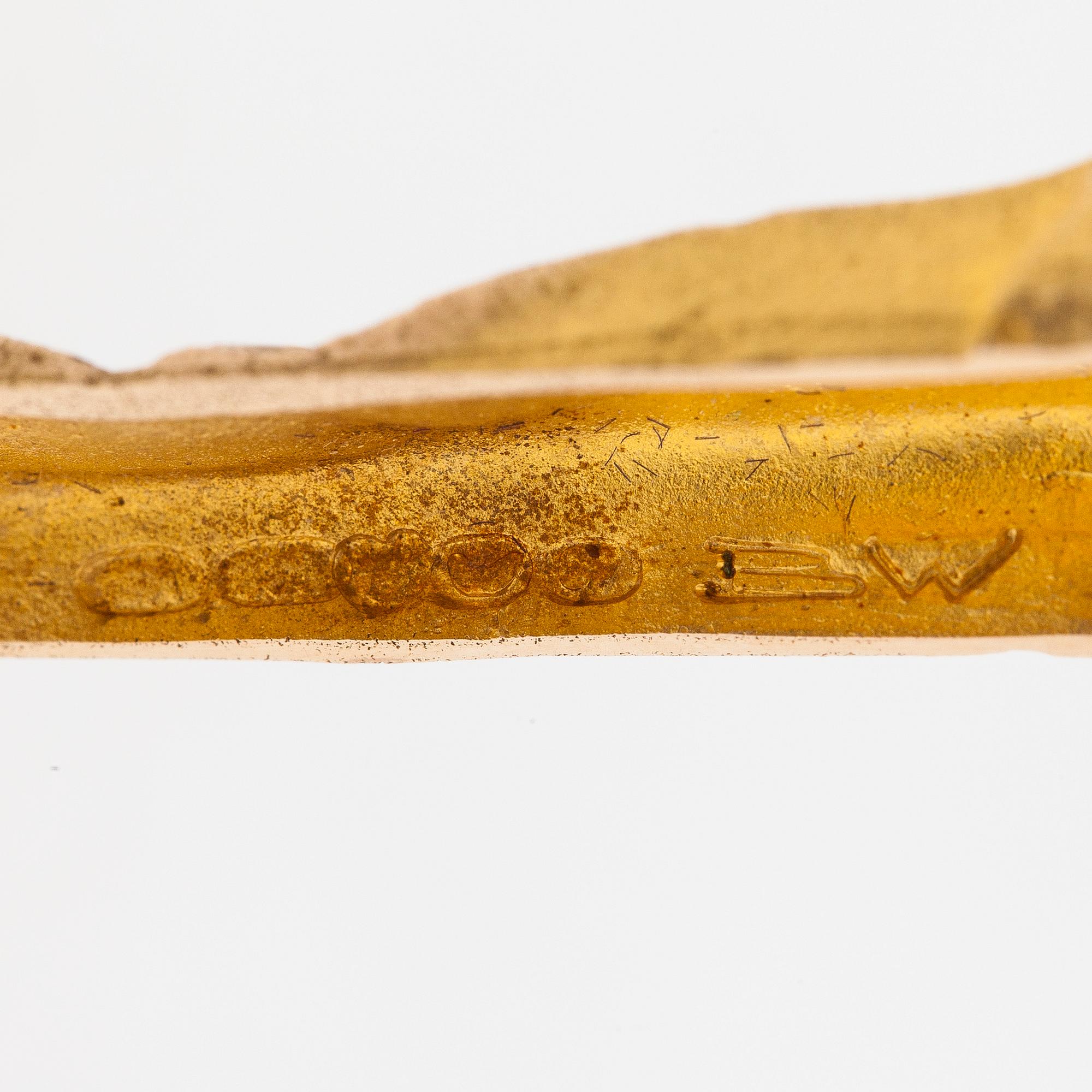 Björn Weckström, collier, "Moln", 14K guld med odlade pärlor, Lapponia.