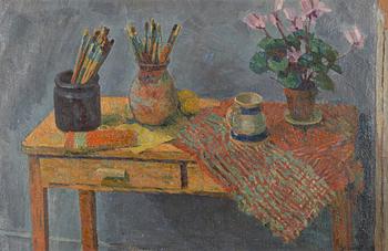 Fritiof Schüldt, oil on canvas, signed and dated -45.