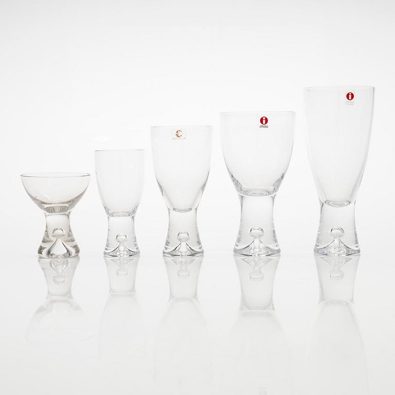 Tapio Wirkkala, A set of 24 "Tapio" drinking glasses, 1950s/60s.