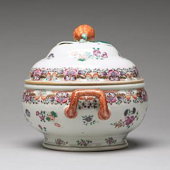 TERRIN med LOCK, kompaniporslin. Qingdynastin, Qianlong (1736-95).