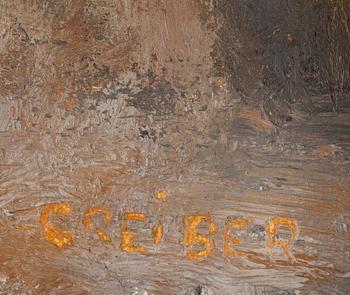 GUNNAR GREIBER, olja på duk, signerad.