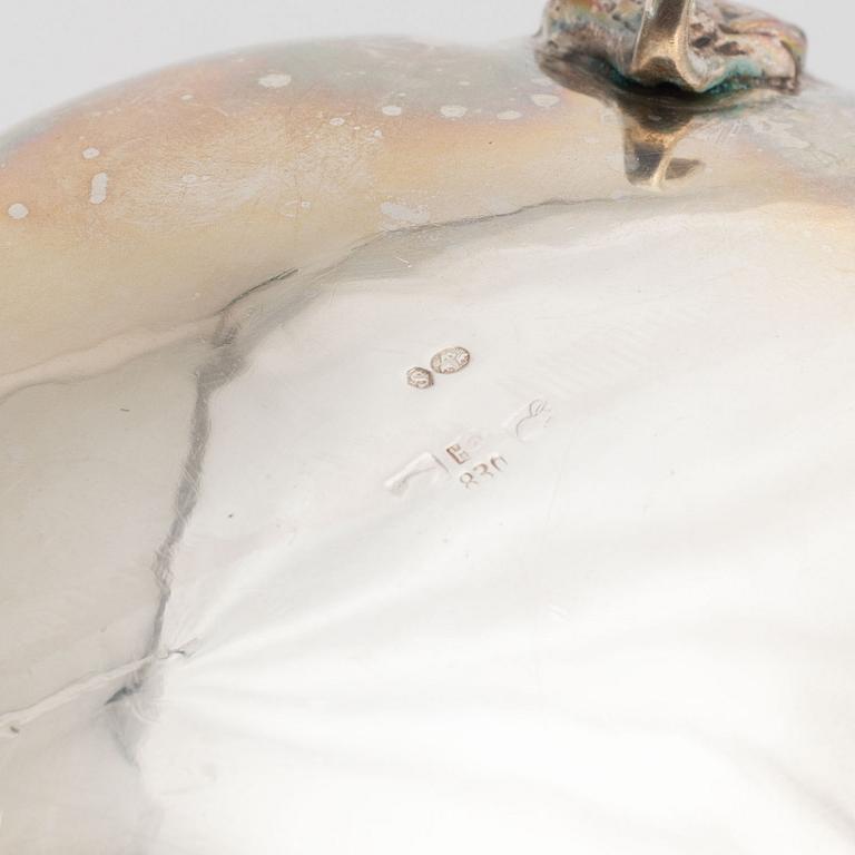 Kaffeservis, 3 delar, silver.