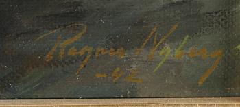 RAGNAR NYBERG, olja på duk, signerad och daterad -42.