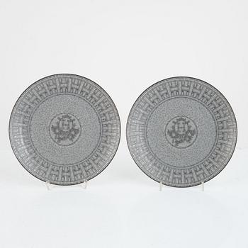 Hermès, plates, a pair, "Mosaique au 24".