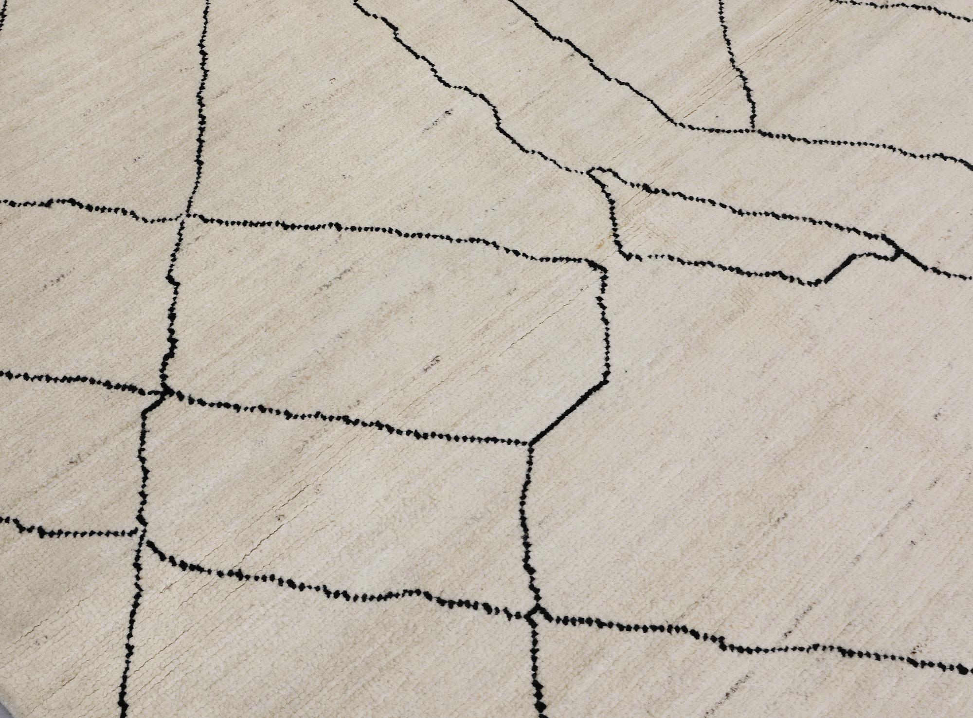 A Moroccan carpet, 202 x 154 cm.