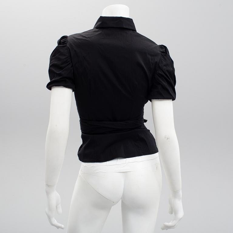 PRADA, a cotton blouse, Italian size 40.