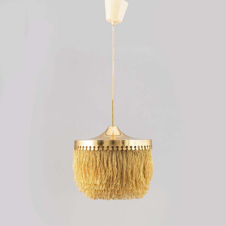 Hans-Agne Jakobsson, a brass ceiling light, Markaryd, 1960's/1970's.