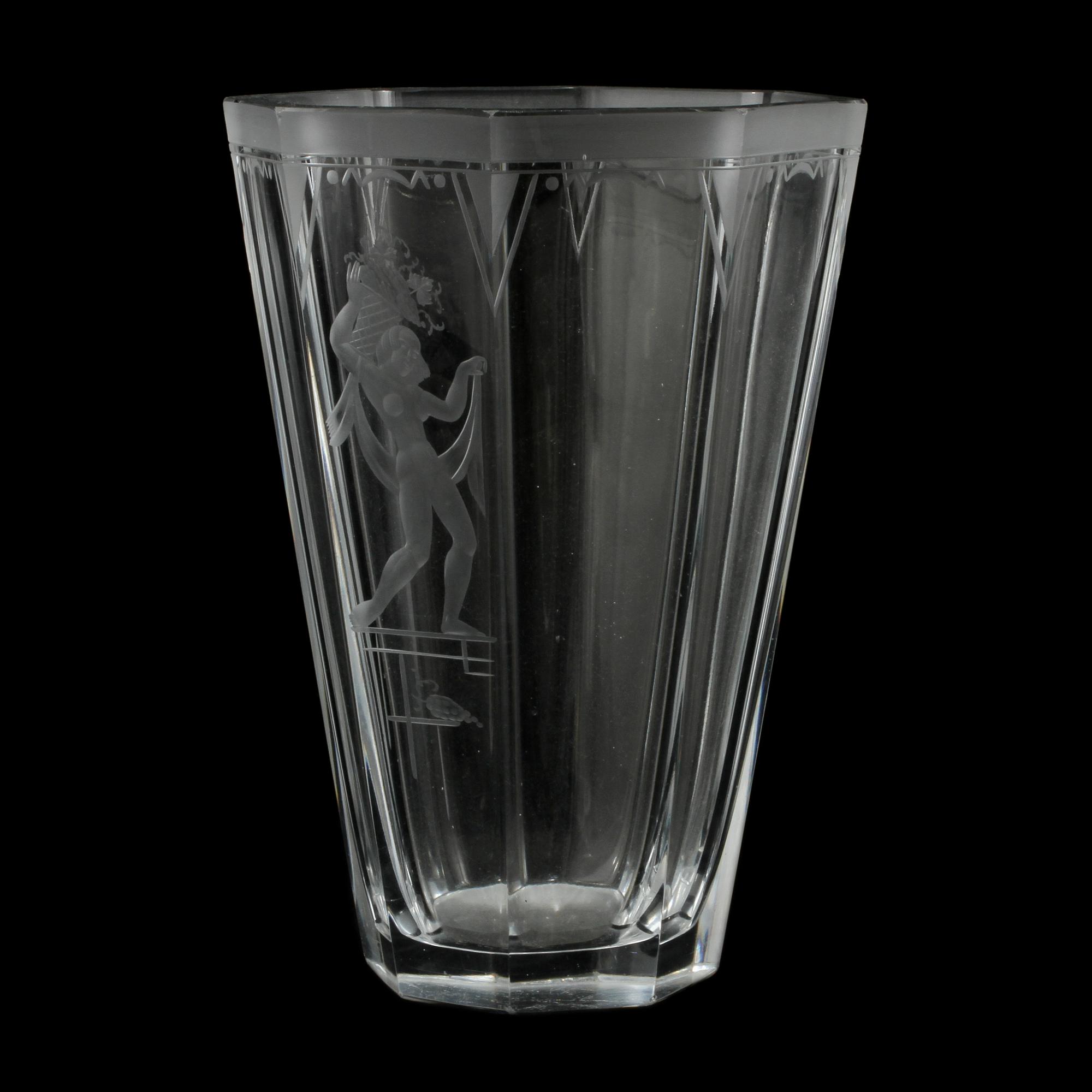 VAS, glas, Elme glasbruk, 1900-talets andra kvartal.