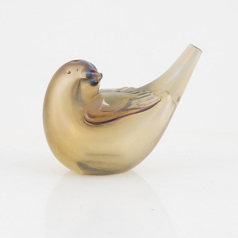 Tyra Lundgren, sculpture, bird, glass, Venini.