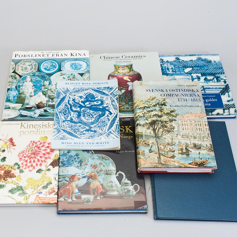 EIGHT BOOKS, 20th century.