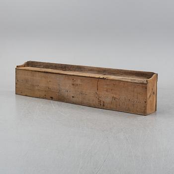 A provincial Swedish wooden sofa, later part of the 19th Century.