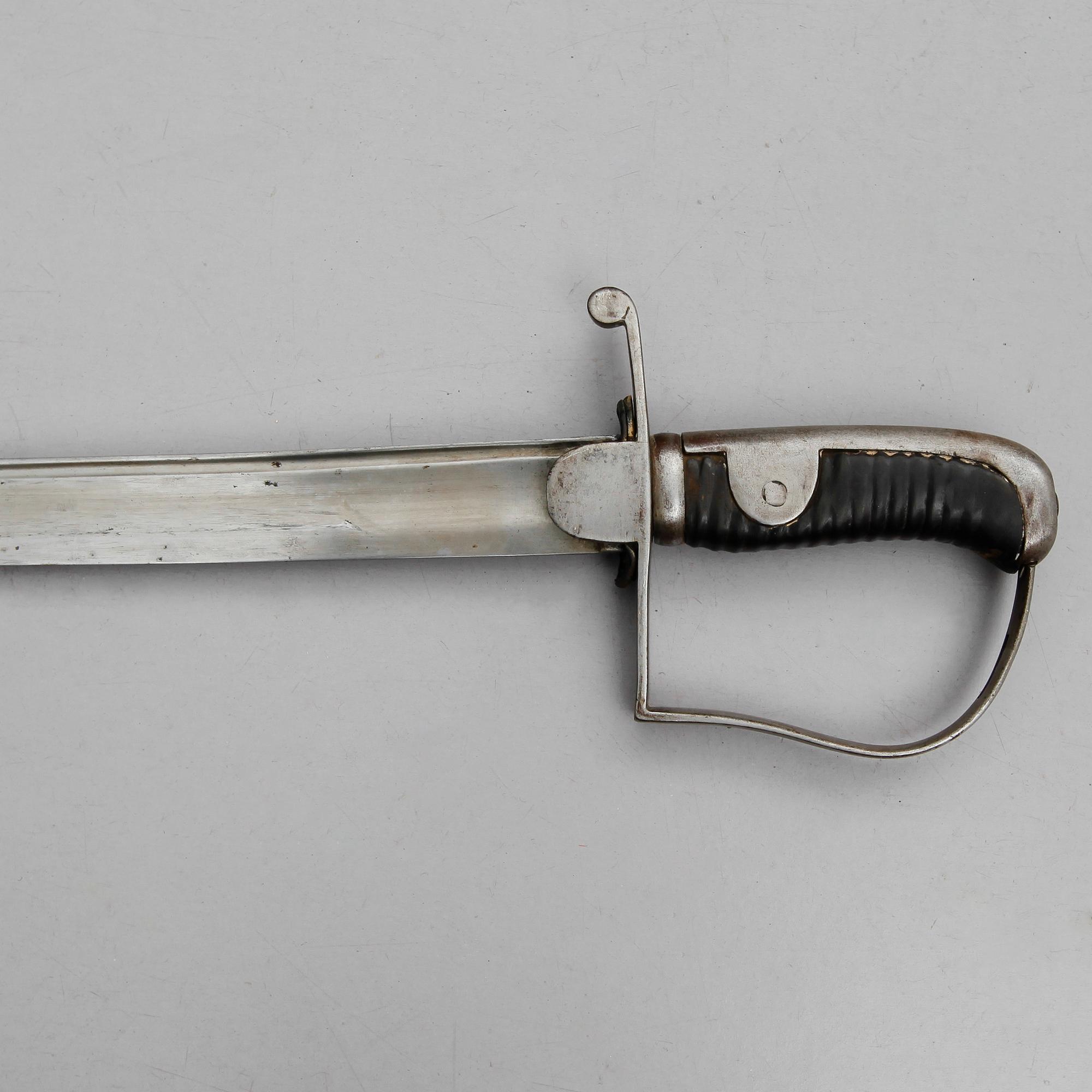 SABEL, m/1831, manskapsvapen för Artilleriet.