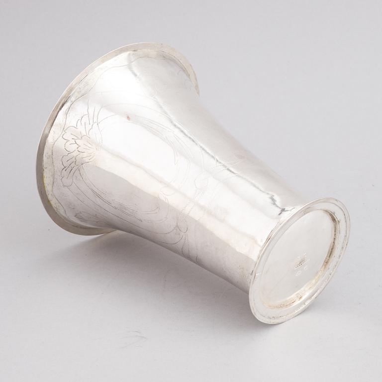 Christian Kullberg, bägare, silver, Ystad 1793.