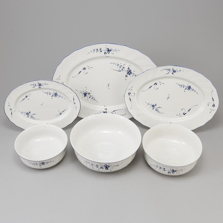 A 88 piece dinner service 'Vieux Luxembourg' and 'Vilbofour', by Villeroy & Boch.