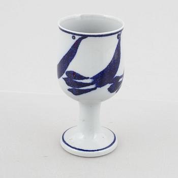 Lisa Larson, bägare/vas, stengods, Gustavsbergs Studio.