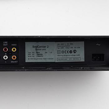 Bang & Olufsen, stereo center and loud speakers, 21st century.