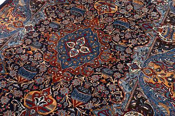 A Kashmar carpet, c. 295 x 198 cm.