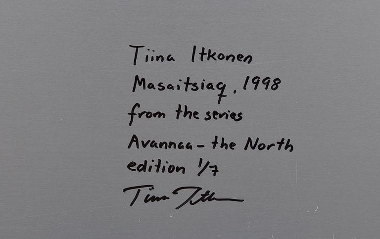 Tiina Itkonen, "MASAITSIAQ".