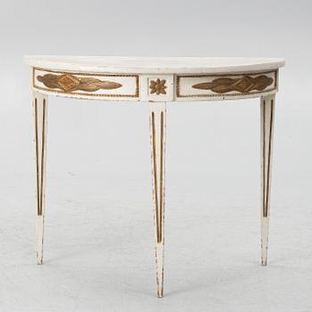 Console table, Gustavian style, 19th century.