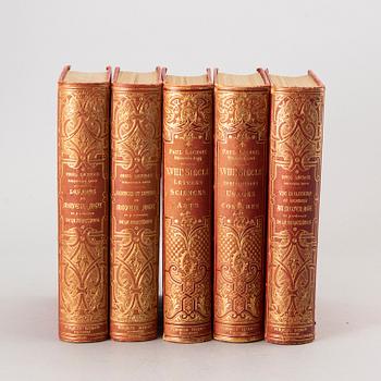PAUL LACROIX, 5 vol, Le Bibliophile Jacob, Paris Fermin-Didot.