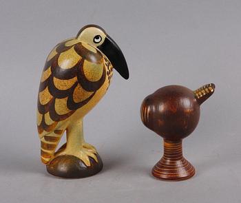 FIGURINER, 2 st, keramik, Lisa Larson Gustavsberg.