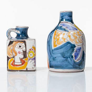 Vaser, 2 st, lergods, De Simone, Italien.