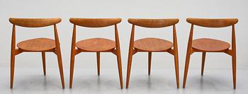 STOLAR, 4 st, FH 4103, Hans J Wegner, modell formgiven 1952.