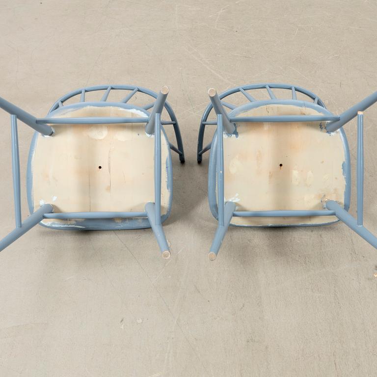 Armchairs, a pair "Florida", Bröderna Wigells Stolfabrik, second half of the 20th century.