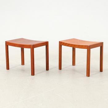 A pair of 1950s stools, Denmark.