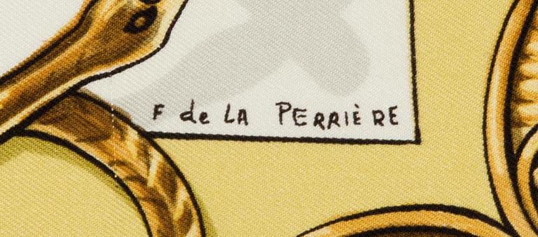 HERMÈS, "Bride de Cour", SCARF.