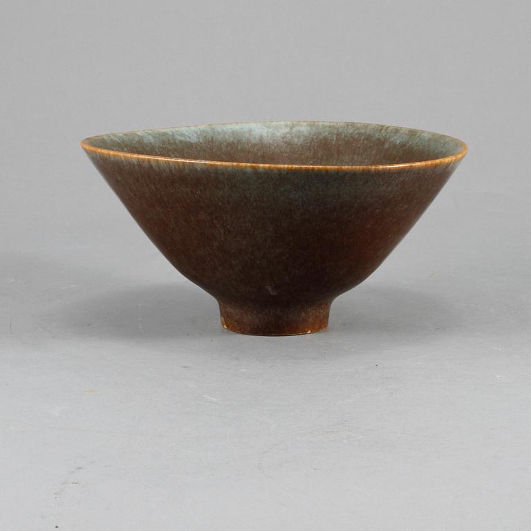 SKÅL, stengods, Carl-Harry Stålhane, Rörstrand, omkring 1900-talets mitt.