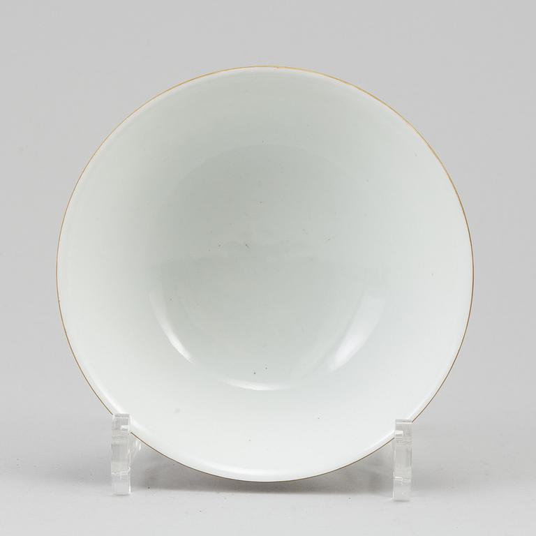 SKÅL, porslin. Kina, tidigt 1900-tal.