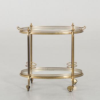 A BRASS TROLLEY SECOND HALF OF 20TH CENTURY.