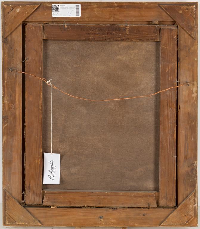 PER FJELLSTRÖM, osignerad, olja på uppfodrad duk 59 x 46,5 cm.