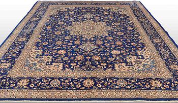 A carpet, Kashmar, ca 390 x 300 cm.
