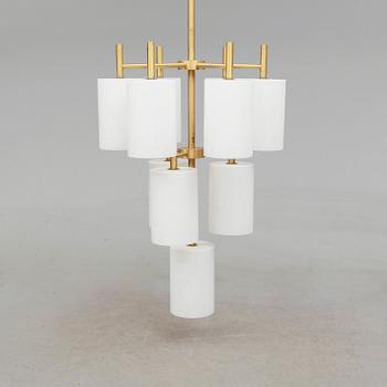 TAKLAMPA, "Candus Cylinder", Uno Kristiansson, Luxus, 1900-talets andra hälft. Höjd ca 332 cm.