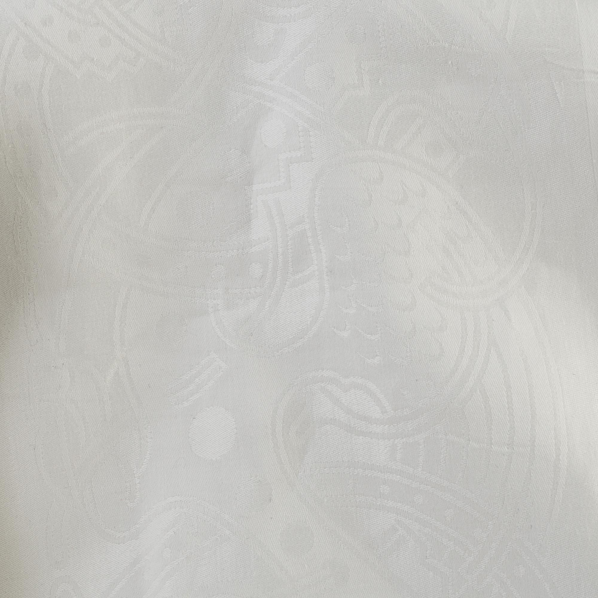 SIGNE SOHLMAN, after, 3 tabelcloths,  Linen damask. Early 20th century.